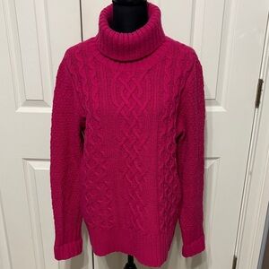 Eddie Bauer Vintage Lambswool Blend Turtleneck Sweater